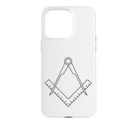 Freemason Masonic Symbol Square Compass Freemasonry Occult Case for iPhone 15 Pro Max