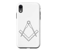 Freemason Masonic Symbol Square Compass Freemasonry Occult Case for iPhone XR