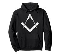 Freemason Masonic Symbol Square Compass Freemasonry Occult Pullover Hoodie