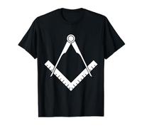 Freemason Masonic Symbol Square Compass Freemasonry Occult Value Graphic T-Shirt