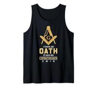Freemason Oath Quote Expiration Date SMIB Graphic Tank Top