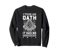 Freemason Oath Quote Square Compass SMIB Design Freemasonry Sweatshirt