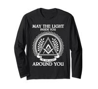 Freemason Quote May The Light Inside You Freemasonry Long Sleeve T-Shirt