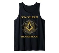 Freemason Son of Light Brotherhood Symbol Design Freemasonry Tank Top