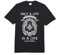 Freemason Unity Life Worthwhile Quote Freemasonry Design Comfort Colors Adult Heavyweight T-Shirt