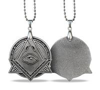 Freemasoner All-Seeing of Eye Pendant - Masonic Symbol Necklace for Men and Women, Mason Jewelry Gift for Freemason Members