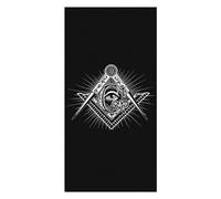 Freemasonry Masonic Masonry Beach Towel 30 X 60 Inches Absorbent Pool Bath Towels for Bathroom