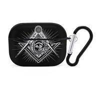 Freemasonry Masonic Masonry Case Cover Compatible with AirPods Pro 2nd 1st Generation Hard Skin Protection