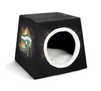 Freemasonry Masonic Retro Soft Durable Pet Kennel Portable Indoor Dog Cat Pet Bed Three Ways To Use It(Style19)