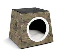 Freemasonry Masonic Vintage Pet Tent-Soft Bed For Dog Cat Cozy Washable Pet Bed Warm Luxury Kennel With Slip-Resistant Bottom(Style5)