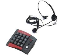 Freemate DA207 + DU011U headphones Ideal kit for small call centres with keypad and professional headset with direct RJ9 connection.
