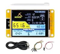 FREENOVE Bitcoin Miner Solo Lottery Miner, ESP32 CYD 2.8" Touch Display 240x320 Pixel TN Screen ILI9341 Driver, Dual-core 32-bit 240 MHz Microcontroller WiFi+BT Programmable, Code Tutorial