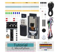 Freenove ESP32 Kit ESP32 Camera Board Basic Starter Kit | 240 MHz 32-bit Dual-core, Onboard Camera WiFi+BT, Python C Code, 400-Page Detailed Tutorial, 58 Projects, 141 Items