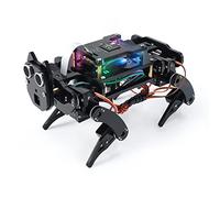 Freenove Robot Dog Kit for ESP32-WROVER CAM (Included), Dual-core 32-bit 240 MHz Microcontroller, Walking, Camera, Touch Sensor, Ultrasonic Ranging, Buzzer, RGB LED, Servo, App
