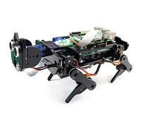 FREENOVE Robot Dog Kit for Raspberry Pi 5 4 B 3 B+ Zero 2 W, Walking, Self Balancing, Face Recognition, Ball Tracing, Ultrasonic Ranging, App Control, Camera, Servo (Raspberry Pi NOT Included)