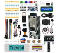 Freenove Super Starter Kit for ESP32 CAM (Included), Dual-core 32-bit 240 MHz Microcontroller, Onboard Camera Wireless, Python C Code, 522-Page Detailed Tutorial, 173 Items, 78 Projects