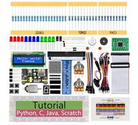 Freenove Super Starter Kit for Raspberry Pi 5 4 B Zero 2 W (NOT Included) | 5 Sets of Code Python C Java Scratch Processing, 682-Page Detailed Tutorial, 88 Example Projects, 164 Items