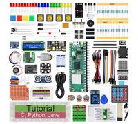 Freenove Ultimate Starter Kit for Raspberry Pi Pico W (Included), Dual-core Arm Cortex-M0+ Microcontroller, 767-Page Detailed Tutorial, 224 Items, 119 Projects, Python C Java Code