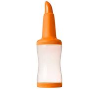 Freepour Bottle 1.05 Litres - Plastic Store and Pour Juice Bottles, Orange