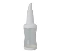 Freepour Bottle White Plastic 1.08Ltr Store and Pour Juice Server Pourer Bottle