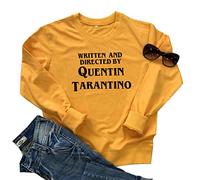 FREEPPCC Women's Written and Directed by Quentin Tarantino Cupped Cami Crop Top Body Suit T Shirt