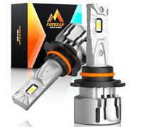 FREERAP 9005 LED Headlight Bulb, 30000LM 6000K Cool White HB3 Headlight Bulbs, High Low Beam LED Kit, Plug and Play Halogen Replacement, IP68 Waterproof, Pack of 2(9005/HB3)