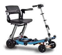 Freerider Luggie Elite Deluxe Mobility Scooter with 6.4 kph / 4 mph Maximum Speed, 320lbs Weight Capacity 23Km / 14mile(90Kg Capacity) Per-Charge Range (Grey)