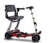 Freerider Luggie Elite Mobility Scooter with 6.4 kph / 4 mph Maximum Speed, 320lbs Weight Capacity & 20Km / 12.5mile(90Kg Capacity) Per-Charge Range (Black)