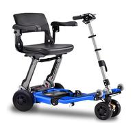 Freerider Luggie Elite Plus Mobility Scooter with 6.4 kph / 4 mph Maximum Speed, 320lbs Weight Capacity 23Km / 14mile(90Kg Capacity) Per-Charge Range (Blue)