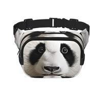Freesia beautiful plant flower Fanny Pack for Women Men Fashion Waist Pack Adjustable Belt Bag for Workout Running Travelling Casual Waist Bag, Lovely Panda Bear Head, One Size
