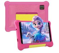 Freeski 7 Inch Android 13 Kids Tablet, 5GB+32GB(128GB Expandable), 1024x600 HD Screen, 2500mAh, 0.3MP+2MP Dual Camera, WiFi 6, BT5.2, Parental Controls, Tablet for Kids with Shockproof Case(Pink)