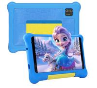Freeski 7 Inch Android 13 Kids Tablet, 5GB+32GB(128GB Expandable), 1024x600 HD Screen, 2500mAh, 0.3MP+2MP Dual Camera, WiFi 6, BT5.2, Parental Controls, Tablet for Kids with Shockproof Case(Blue)