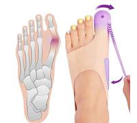 FreesKill Adjustable Bunion-Corrector Big-Toe-Straightener - Ultra-Thin Bunion Corrector for Women and Men, for Day and Night Pain Relief, 1 Pair,(Medium)