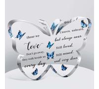 FreeSkill Bereavement-Condolence-Decorations Sorry For Your Loss Gifts - Personalized Butterfly Shaped Acrylic Memorial Gift for Sympathy, Bereavement, and Remembrance - Condolence Table Decorations