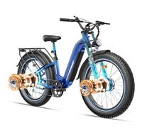 FREESKY 2025 Ranger Dual Motor 160 Nm Electric Bike All-Terrain Ebike - 48V 23Ah Removable Battery, 26" Fat Tire Mountain Bike with Hydraulic Disc Brake,95Miles Long Range Commuter Bicycle for Adult