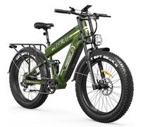 FREESKY 2026 Alaska Pro Dual Battery Electric Bike for Adults, 48V 45AH 200 Miles Long Range Dirt E Bike, 26" Fat Tire Fast Mountain EBike, Full Suspension & Hydraulic Brakes UL 2849 Certified by TÜV