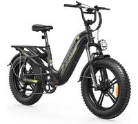 FREESKY 2026 Rocky Pro Step-Thru Commuter Electric Bike for Adults, 105 Mile Long Range with Torque Sensor & 48V 25Ah Battery, 20" Full Suspension Cargo Ebike, 8-Speeds Ebike for Women/Men