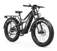 FREESKY 2026 Swift horse Ultra BAFANG Motor Electric Bike for Adults, 48V 35Ah LG Cells Battery Ebike 140 Miles, 26" Fat Tire Dirt Mountain E Bike, Full Suspension, UL 2849 Certified by TÜV