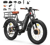 FREESKY Warrior Dual Motor 120 Mile 240NM Electric Mountain Bike for Adults