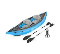 Freespirit Sobek 2 Inflatable Kayak Set for 2 People with 2 Paddles, 2 Inflatable Seats, 2 Removable Fins, Pump and Carry Bag, Suitable for Lakes, Rivers, and Oceans, Water Sports, 10.1ft (331cm)