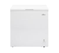 Willow W198CFW 199L Freestanding Chest Freezer with Removable Storage Basket, Adjustable Thermostat, 4* Freezer Rating, Low Noise - White