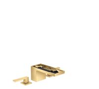 Freestanding 2 Handle Basin Tap Axor MyEdition 70 Without Plate Brushed Gold Optic