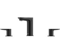 Freestanding 2 Handle Basin Tap Duravit Wave with pull cord, 326x131x176mm Black Matt WA1060005046