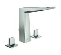 Freestanding 2 Handle Basin Tap Grohe Allure Brilliant 3 holes 221mm Supersteel