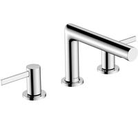 Freestanding 2 Handle Basin Tap Hansgrohe Zesis S 100, pop-up waste-set, 3 holes Chrome 74733000
