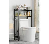 Freestanding 3-Tier Toilet Storage Rack - Over the Toilet with Adjustable Legs Space-Saving Bathroom Shelves for Efficient Storage Above the Closet