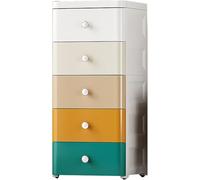 Freestanding 6-Tier Storage Chest with Wheels Versatile Drawer Cart for Bathroom & Home nization Space-Saving Solution for Efficient Storage