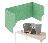 Freestanding Acoustic Desk Divider, Foldable U-Shaped Felt for Office, Home, Employees, Reception Areas - Soundproof Partition Panel