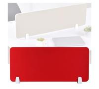 Freestanding Acoustic Desk Divider Panel for Office Workstations Noise-Reducing Partition Red Adjustable Privacy Shield Enhance Focus and Comfort