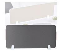 Freestanding Acoustic Desk Divider Panel for Office Workstations Soundproof Partition Dark Gray Desk Privacy Shield for Enhanced Focus and Confidentiality